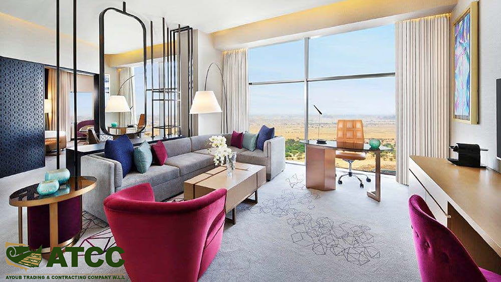 Luxury curtains and blinds installation
